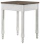 Liberty Furniture Magnolia Manor Antique White/Weathered Bark Alternate L-Shaped Desk-3