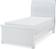 Legacy Kids Teen Canterbury White Twin Sleigh Youth Bed