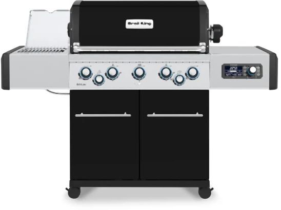 Broil King® Regal™ Q 590 Pro 5-Burner Black Freestanding Natural Gas Grill-0