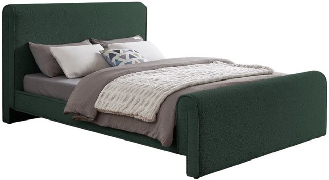 Meridian Furniture Stylus Green King Upholstered Panel Bed-0