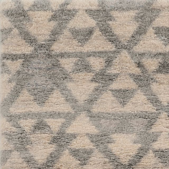 KAS Rugs Merino 6701 Ivory/Grey Southern 5'x8' Area Rug-1