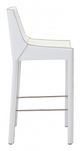 Zuo® Fashion White Set of 2 Bar Chairs-2