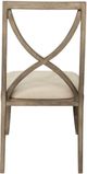 Riverside Furniture Sophie Natural/White X-Back Upholstered Dining Side Chair-3