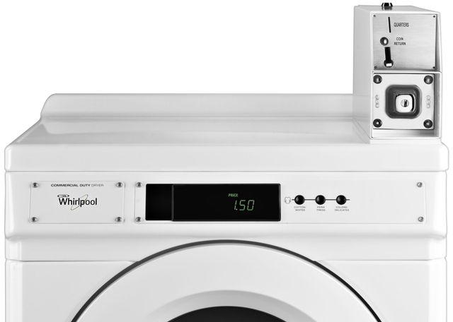 Whirlpool® Commercial 6.7 Cu. Ft. White Front Load Electric Dryer-1