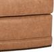 Smith Brothers Customizable 517 Leather Ottoman with Casters-2