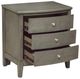 Homelegance® Cotterill Gray Nightstand-4