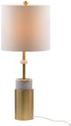 A & B Home Brass/White Table Lamp-1