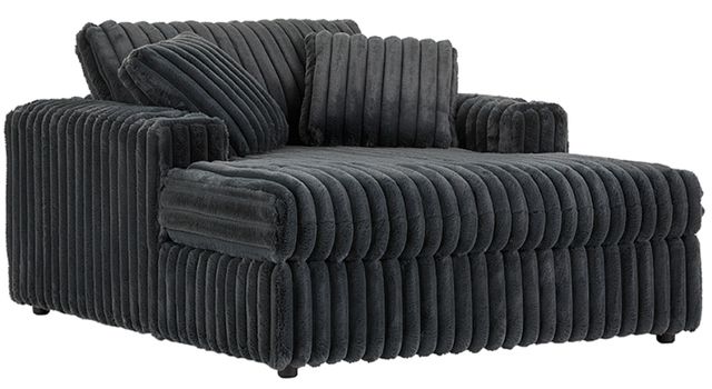 Hughes Furniture® 24550 Mondo Charcoal Theater Chaise-0