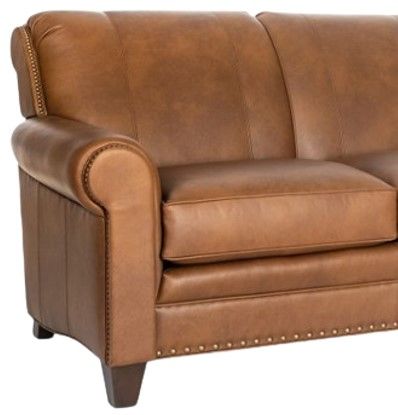 Smith Brothers Customizable 269 Leather Sofa-1