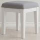 Liberty Furniture Reflections Gray/Pearl White Vanity Stool-1