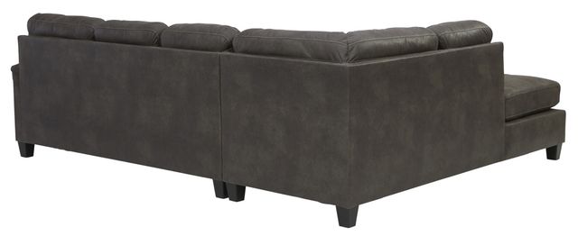 Signature Design by Ashley® Navi 2-Piece Smoke Left-Arm Facing Sectional and Chaise-1