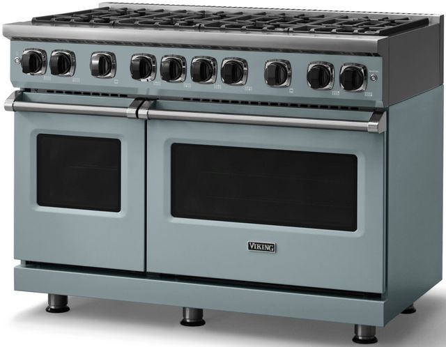 Viking® 7 Series 48'' November Sky Pro Style Gas Range-3