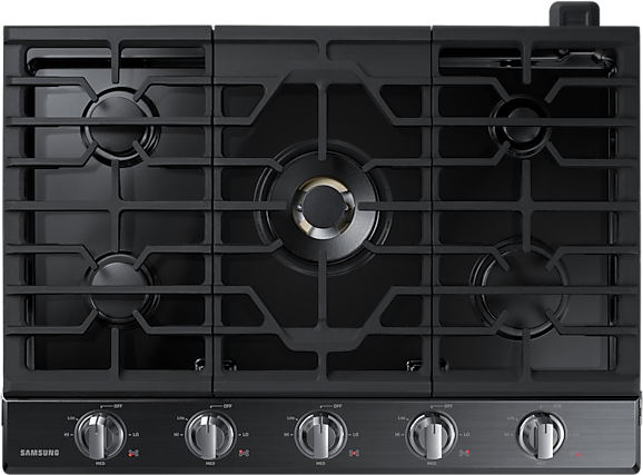 Samsung 30" Black Stainless Steel Gas Cooktop-0