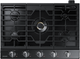 Samsung 30" Black Stainless Steel Gas Cooktop-0