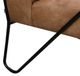 International Furniture Direct Lotus Caramel Armchair-1
