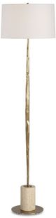 Uttermost® Halen Antique Brass Floor Lamp-3