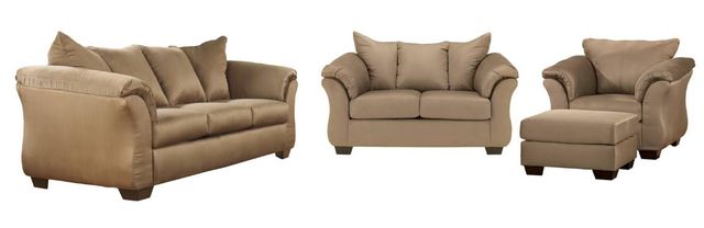 Signature Design by Ashley® Darcy 4-Piece Mocha Living Room Seating Set-0
