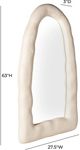 TOV Furniture Kaia Cream Small Floor Mirror-2