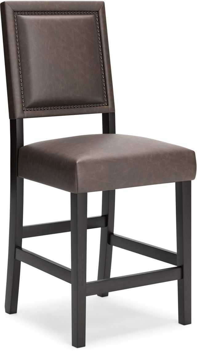 Signature Design by Ashley® Benmara Dark Brown Counter Stool-0