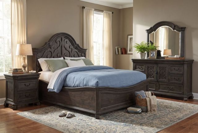 Magnussen Home® Bellamy 4-Piece Peppercorn Queen Bedroom Set-1