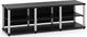 Salamander Designs® Synergy Triple 20 AV Cabinet-Black/Aluminum-0