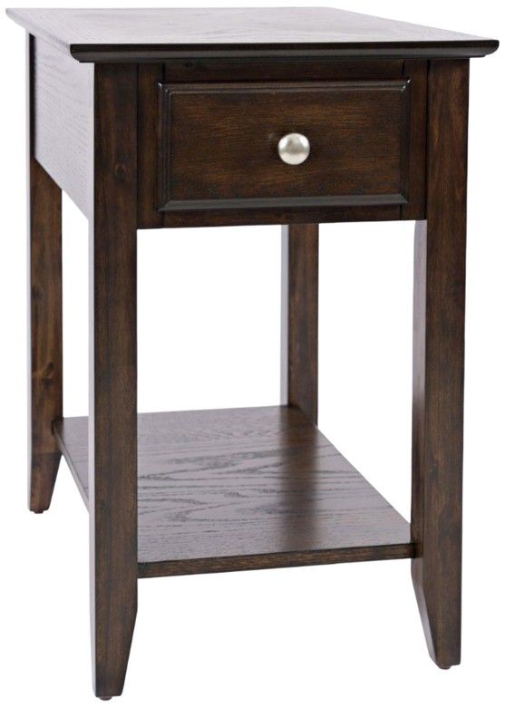 Jofran Inc. Classics Espresso Chairside Table-0
