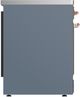 Ilve® Majestic III 30" Blue Gray Pro Style Induction Range with Triple Glass Door and Copper Trim-4