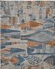 Feizy Salina Blue/Rust 7' x 9' Rug-0