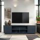 Legends Home Stardust Seal Skin Black 89" TV Console-1