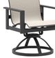 Homecrest™ Outdoor Living Customizable Elements Aluminum/Fabric Outdoor Sling Low Back Swivel Rocker Chair-1