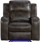 Intercon Silhouette Bolero Coffee Dual Power Recliner-0