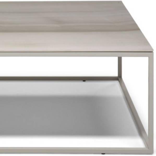 Natuzzi Editions Cabaret Onice/Light Gray Square Coffee Table-1