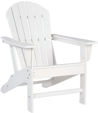 Signature Design by Ashley® Sundown Treasure White Plastic Adirondack Chair