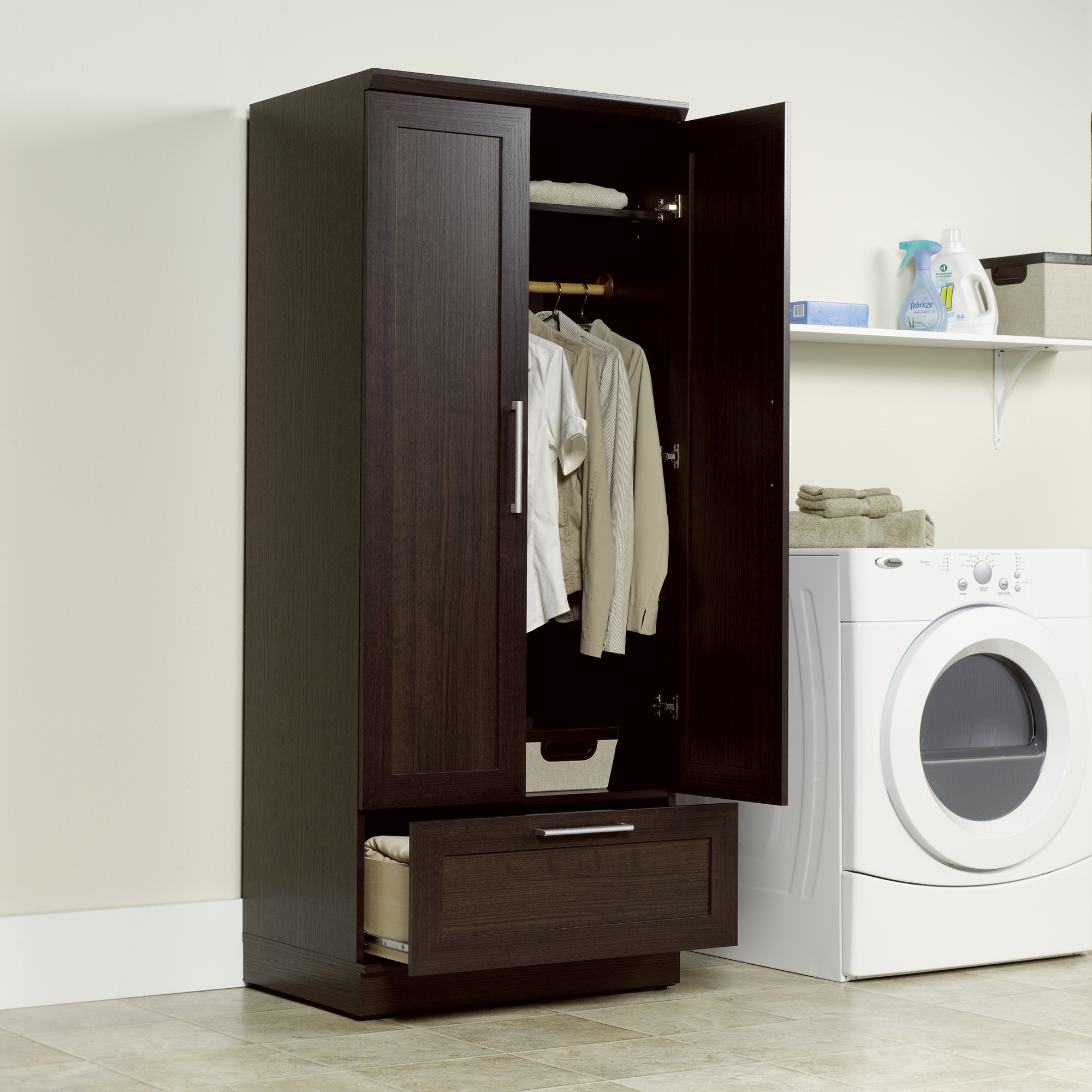 Sauder Homeplus Dakota Oak Storage Cabinet