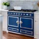 La Cornue Cornufe 110 43" Royal Blue Free Standing Dual Fuel Range-1
