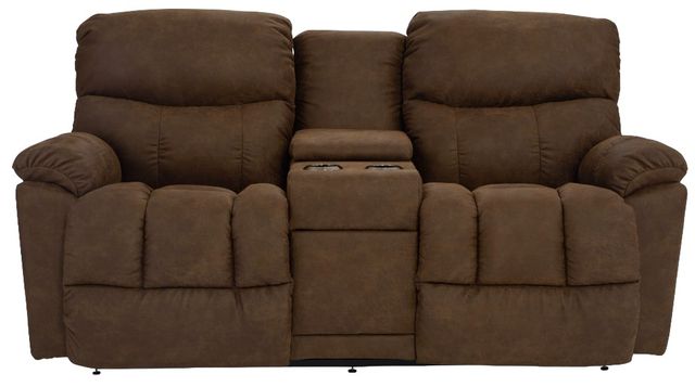 La-Z-Boy® Morrison Whiskey Manual Reclining Loveseat with Console-1
