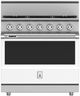 Hestan 36" Custom Color 5-Burner Pro Style Dual Fuel Range-1