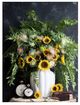 A & B Home Yellow Sunflower Bundle-4