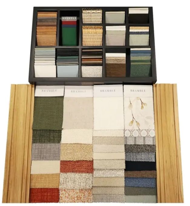 Bramble Color Box and Fabric Swatch Samples-0