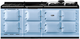 AGA™ Classic R7 210 83" Duck Egg Blue Pro Style Dual Fuel Range-0