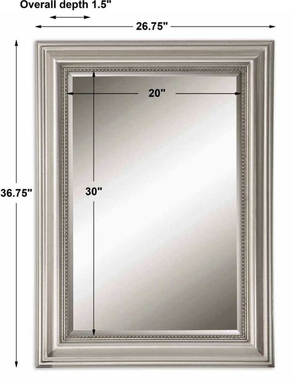 Uttermost® Stuart Silver Leaf Mirror-4