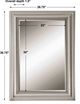 Uttermost® Stuart Silver Leaf Mirror-3