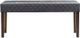 Olliix by 510 Design Cheshire Gray Quilted Upholstered Accent Bench-0