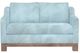 International Furniture Direct Samba Blue Loveseat-1