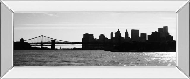 Classy Art Ny Scenes I by Jeff Pica Mirrored Frame Wall Art-0