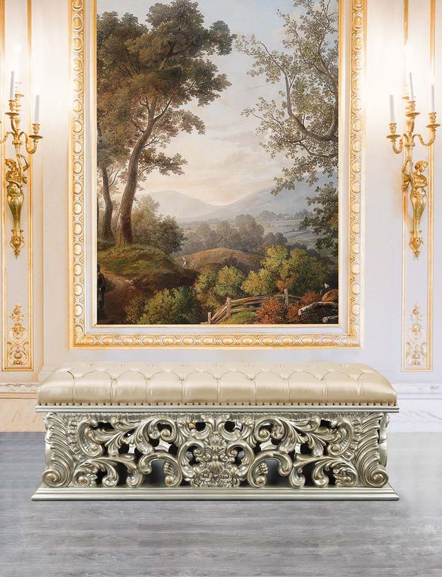 ACME Furniture Sorina Antique Gold Bench-1
