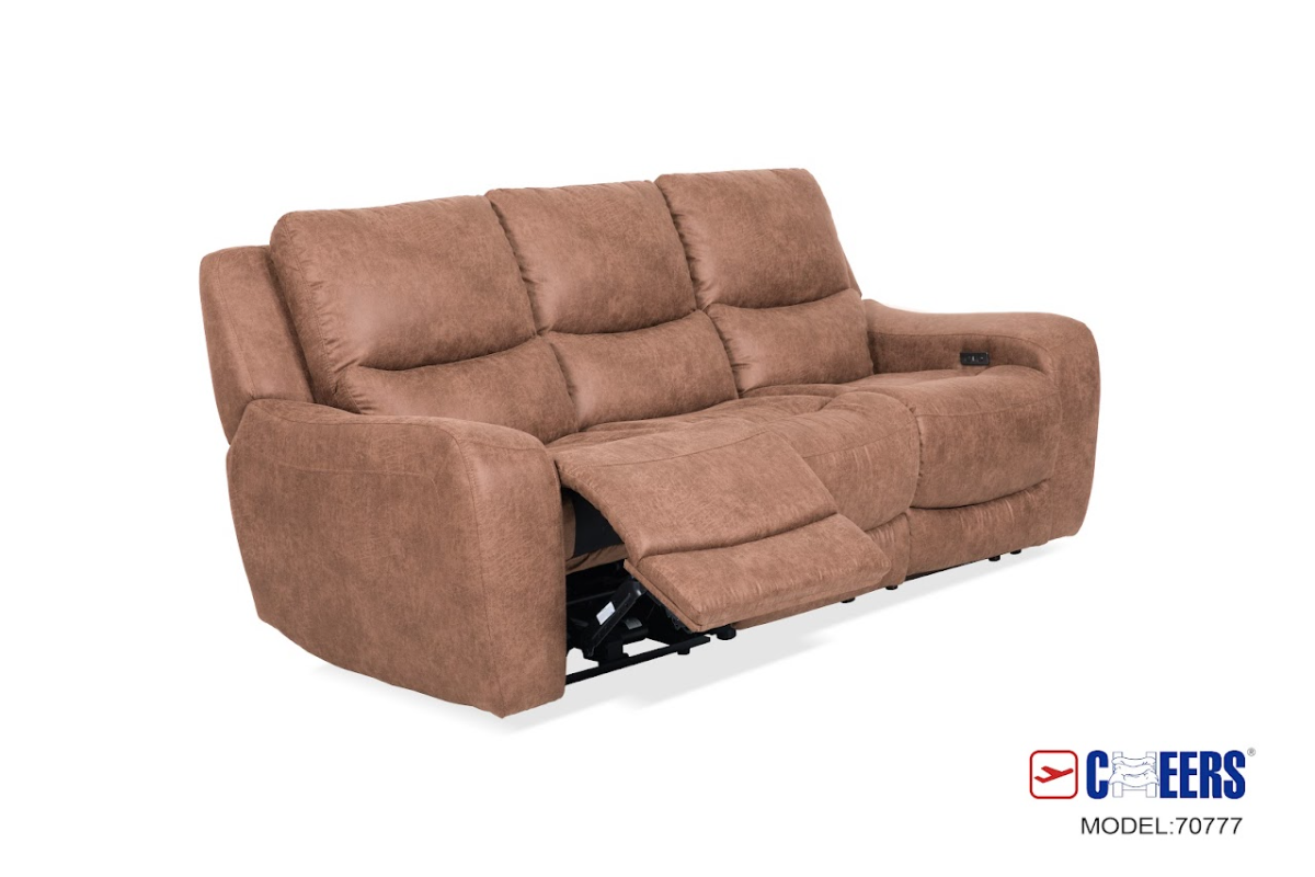 Cheers by Man Wah Brown Power Reclining Sofa | Big Sandy