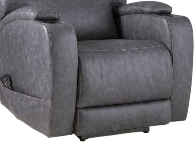 HomeStretch Jaguar Graphite Power Wall Saver Recliner-2