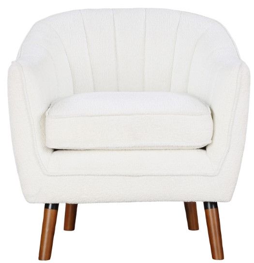 Homelegance® Cutler Brown/White Accent Chair-2