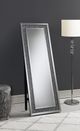 Coaster® Carisi Silver Standing Mirror with LED Lighting-1